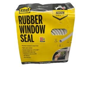 M-D Building Products Extreme Temperature D-Profile Weather Stripping White{138}